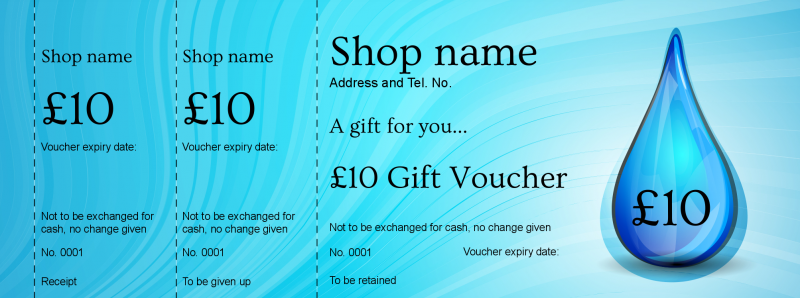 Design Valet Gift Vouchers Template