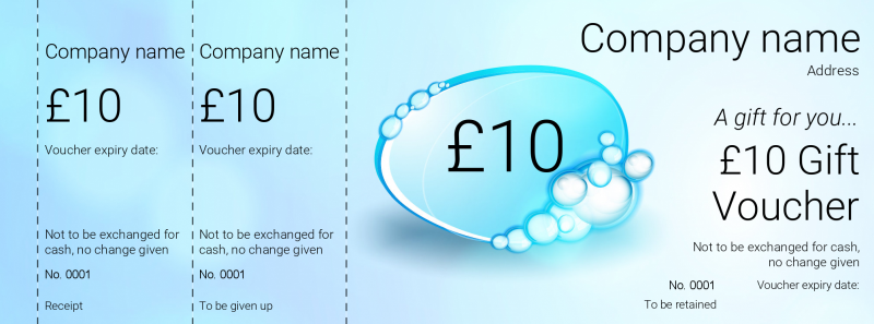 Design Car Wash Gift Vouchers Template