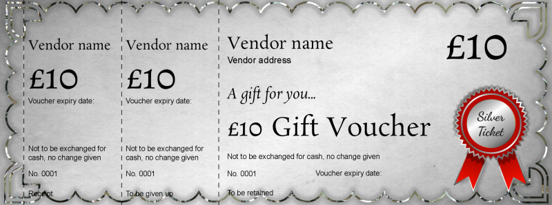 Design Prize Gift Vouchers Template