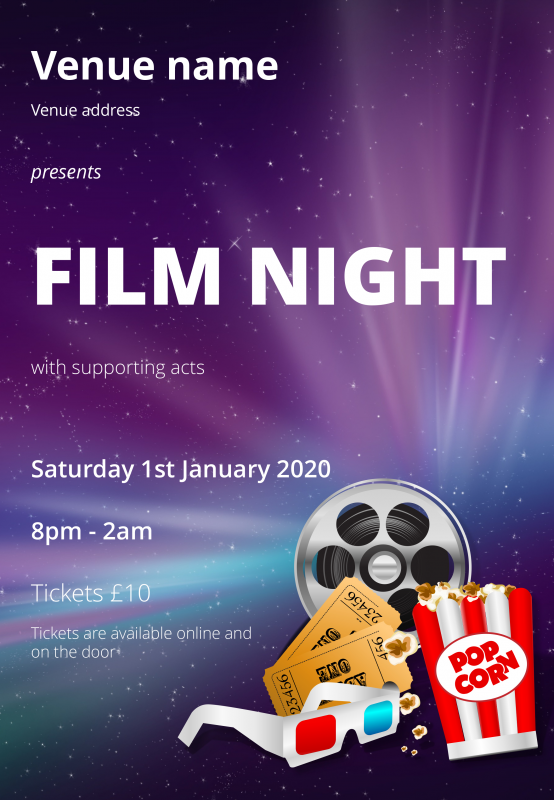 Design Cinema Posters and flyers