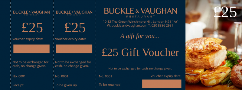 Voucher design - Buckle and Vaughn Restaurant Gift Vouchers Template ...