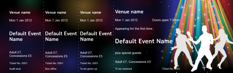 Design Spotlight 1 Event Tickets Template