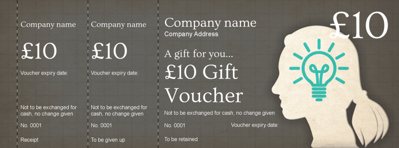 Design Life Coach Gift Vouchers Template