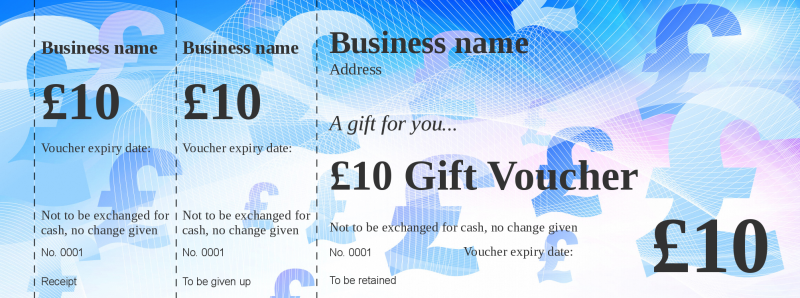 Design Money Gift Vouchers Template