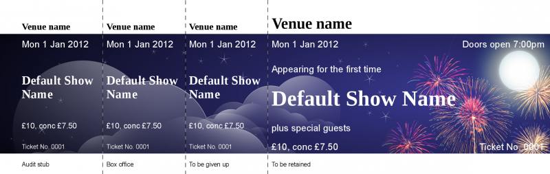 Design Guy Fawkes Event Tickets Template