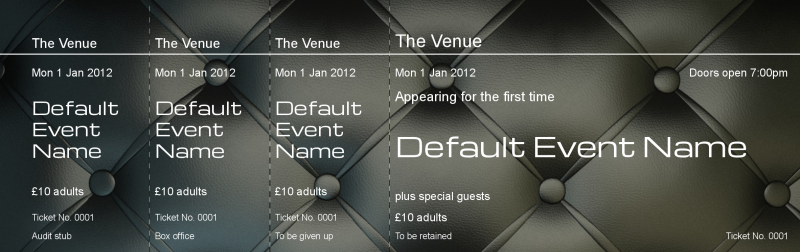 Design Nightclub Event Tickets Template